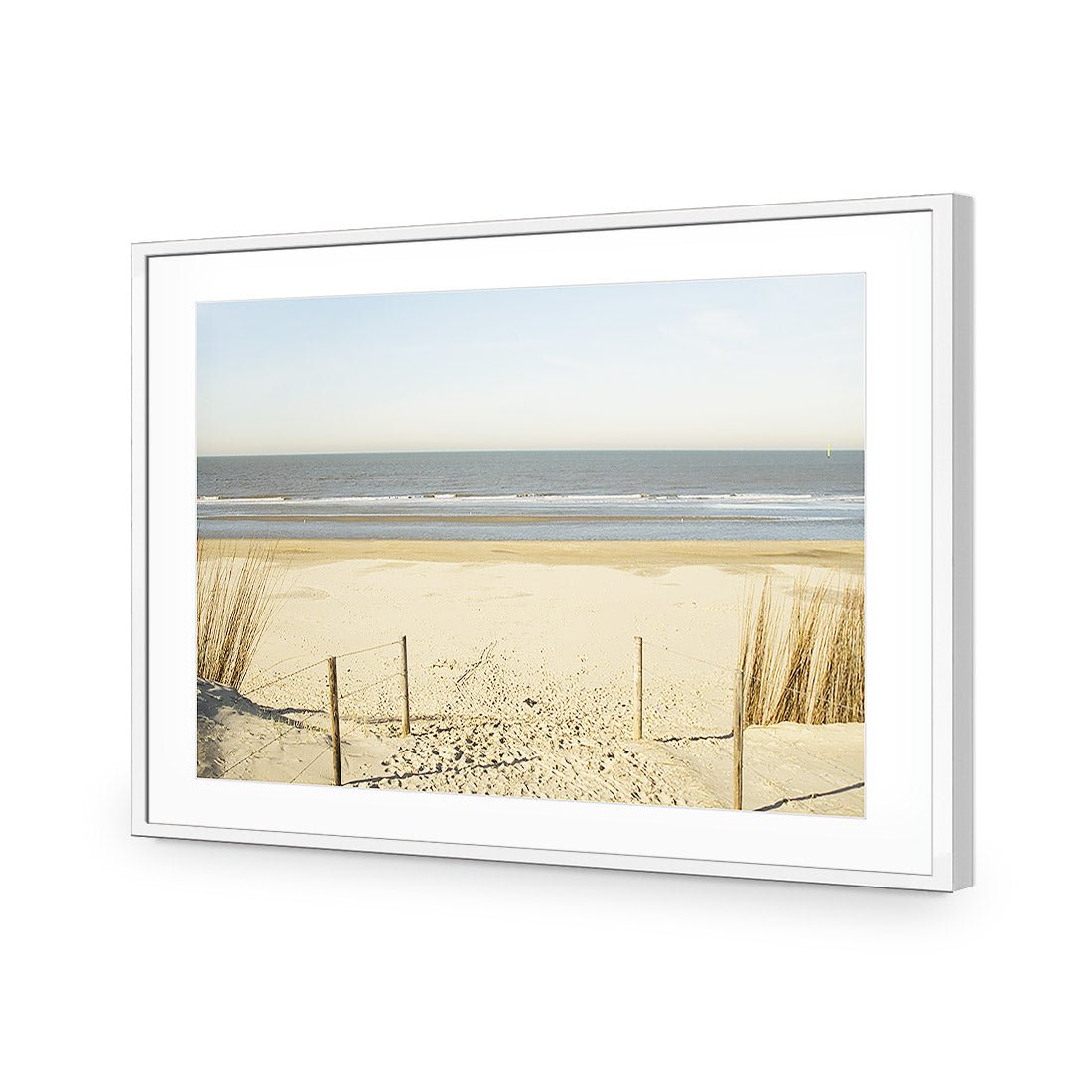 An Empty Beach - Wall Art Designs - 801_AR_H WAD_AP - 030 - MAT_45x30_S - 2538 - WHT