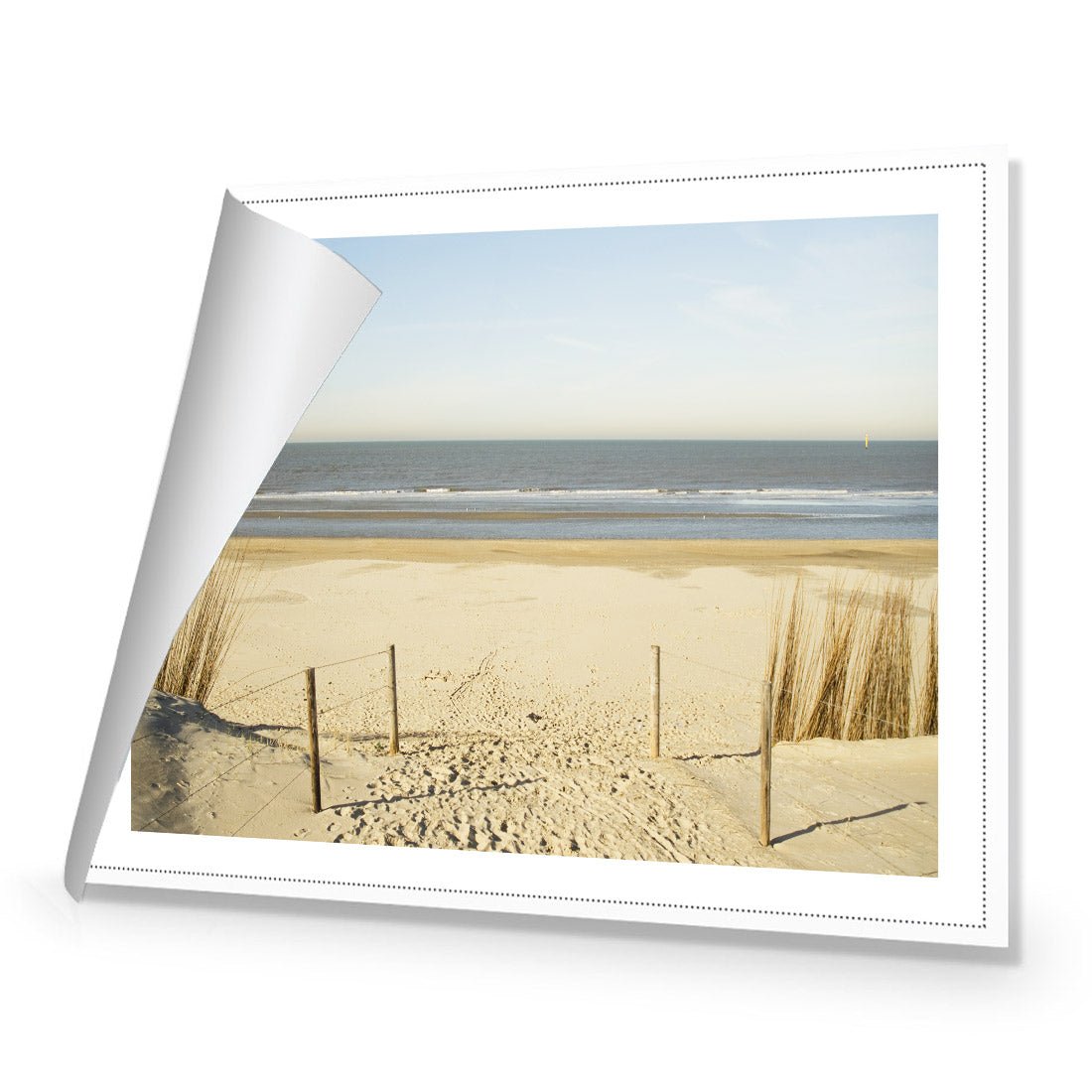 An Empty Beach - Wall Art Designs - 801_AR_H WAD_CP - MPY - 260 - M - R_45x30_NONE