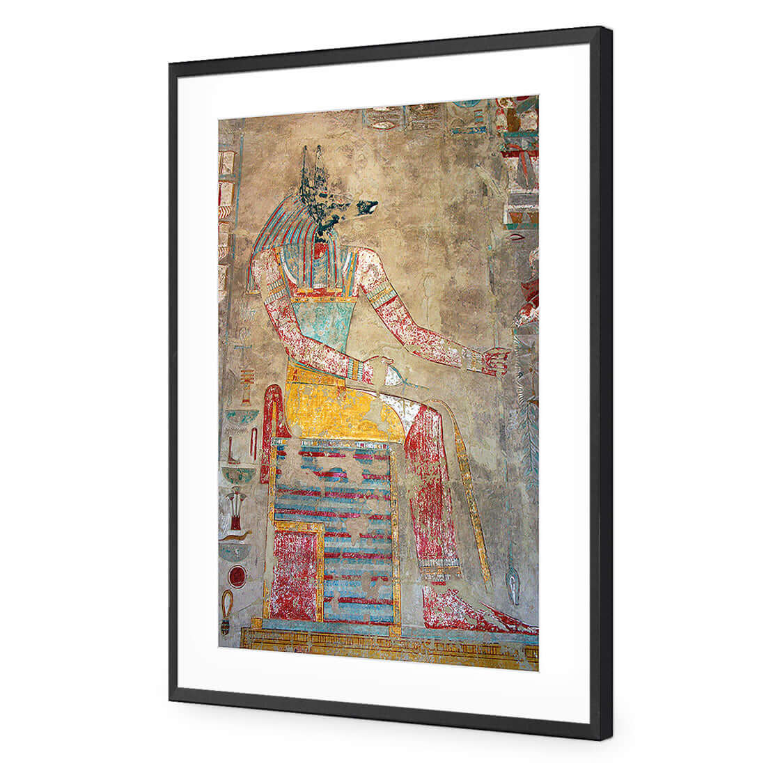 Ancient Egypt - Anubis - Wall Art Designs - 2288_AR_V WAD_AP - 030 - MAT_45x30_S - 2538 - BLK