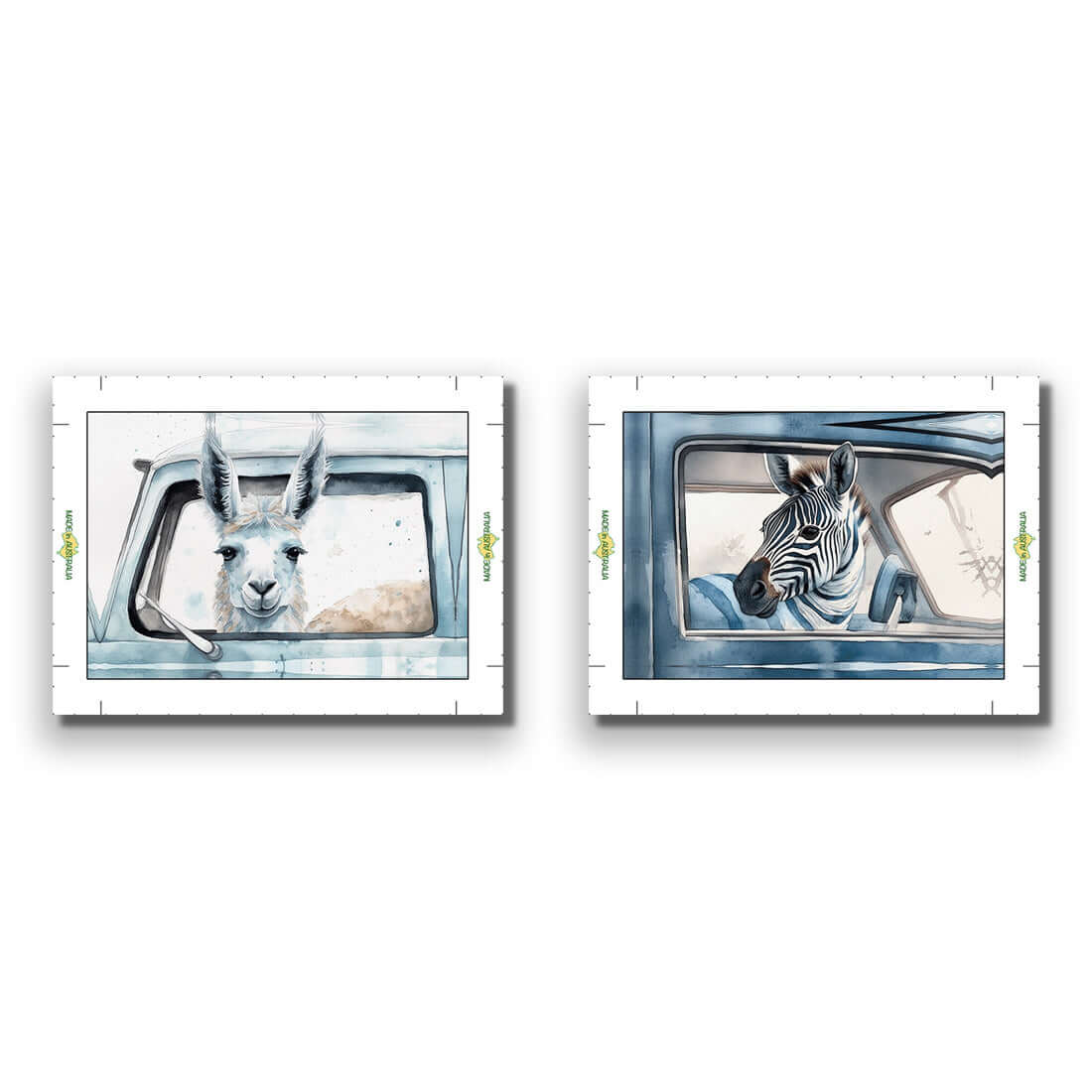 Animal Road Trip Perfect Pair - Wall Art Designs - SET2_6020_AR_H WAD_CP - MPY - 260 - M - R_45x30_NONE