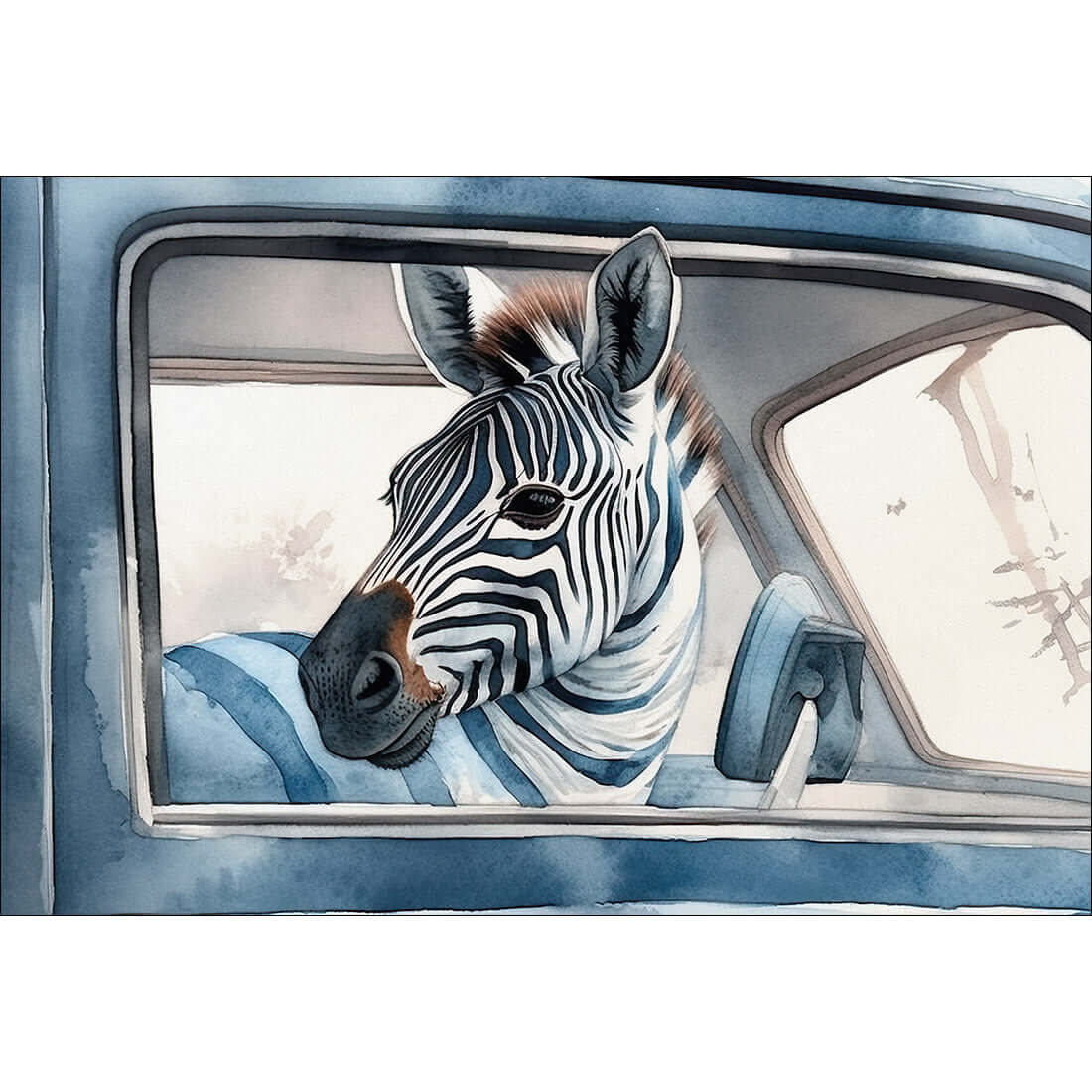 Animal Road Trip Perfect Pair - Wall Art Designs - SET2_6020_AR_H WAD_CP - MPY - 260 - M - S - S_45x30_NONE