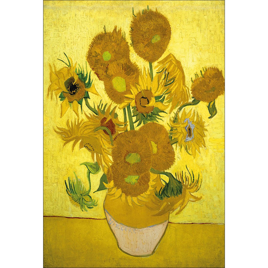 Another Vase Of Sunflowers - Van Gogh Acrylic Glass Art - Wall Art Designs - 1050_AR_V WAD_AP - 030 - MAT_45x30_NONE