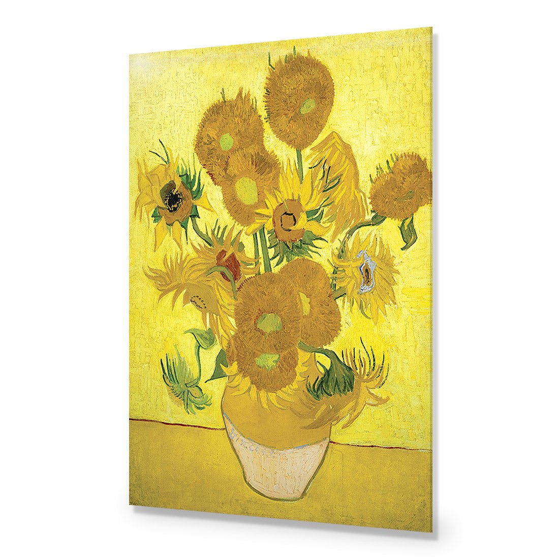 Another Vase Of Sunflowers - Van Gogh Acrylic Glass Art - Wall Art Designs - 1050_AR_V WAD_AP - 030 - EDG_45x30_NONE