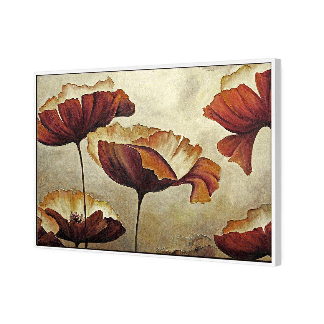 Antique Array | Standard Canvas | Floating Frame | White