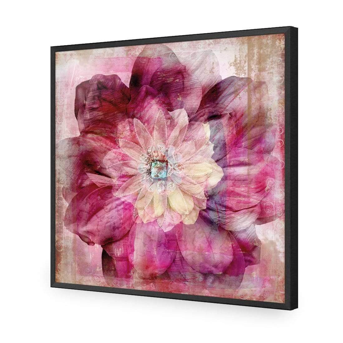 Antique Dream Bloom - Wall Art Designs - 3067_AS_Q WAD_AP - 030 - EDG_37x37_S - 2538 - BLK