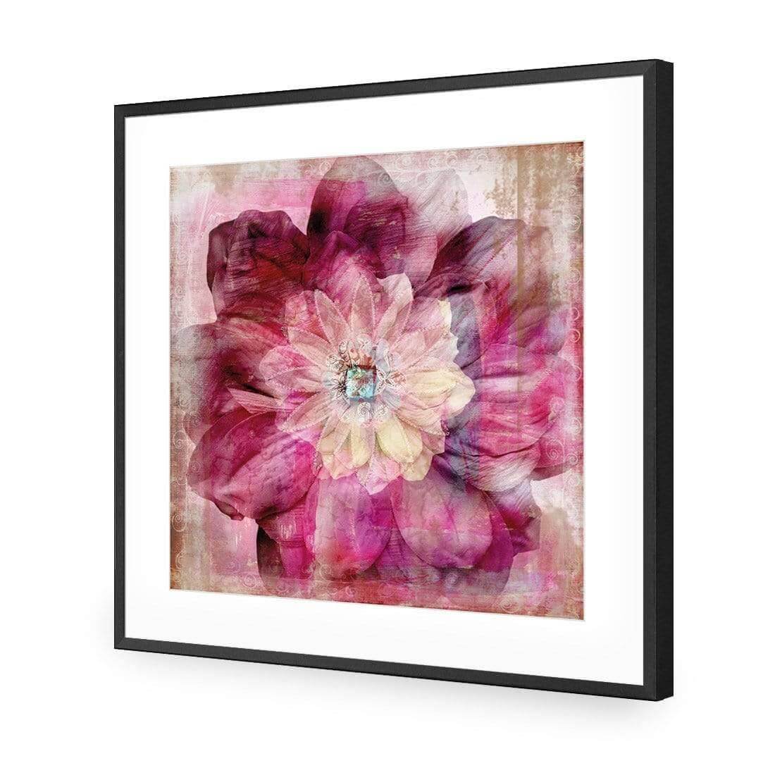 Antique Dream Bloom - Wall Art Designs - 3067_AS_Q WAD_AP - 030 - MAT_37x37_S - 2538 - BLK