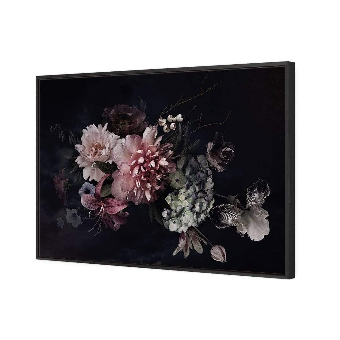 Antique Floral Assemblage II - Wall Art Designs - AU_1011_AR_H CAF_CP - MPY - 260 - M - S - S_45x30_S - 1550 - BLK