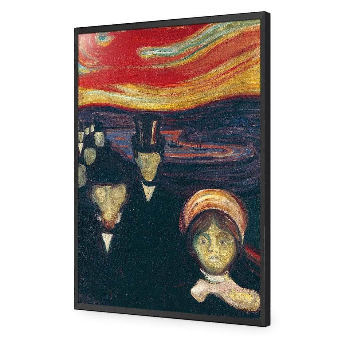 Anxiety by Edvard Munch - Wall Art Designs - 3856_AR_V WAD_AP - 030 - EDG_45x30_S - 2538 - BLK