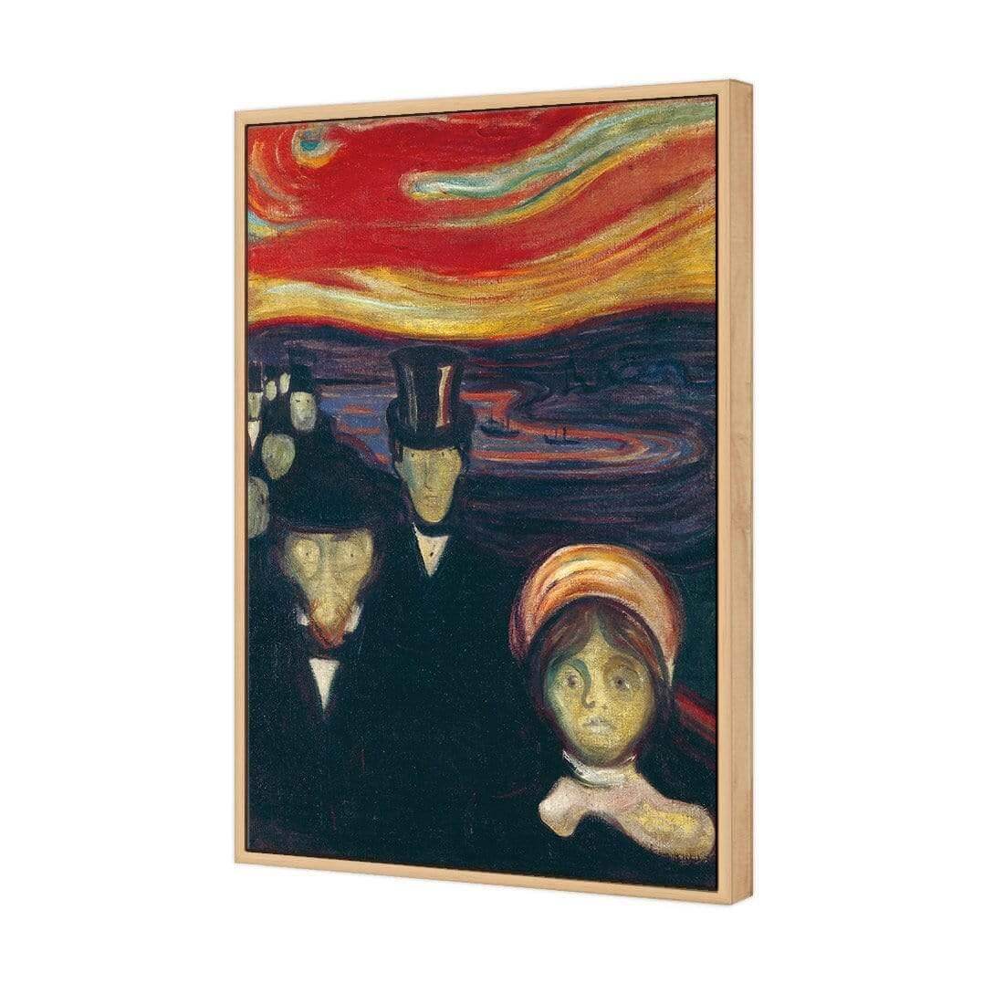 Anxiety by Edvard Munch - Wall Art Designs - 3856_AR_V WAD_CP - MPY - 260 - M - S - S_45x30_S - 1550 - OAK