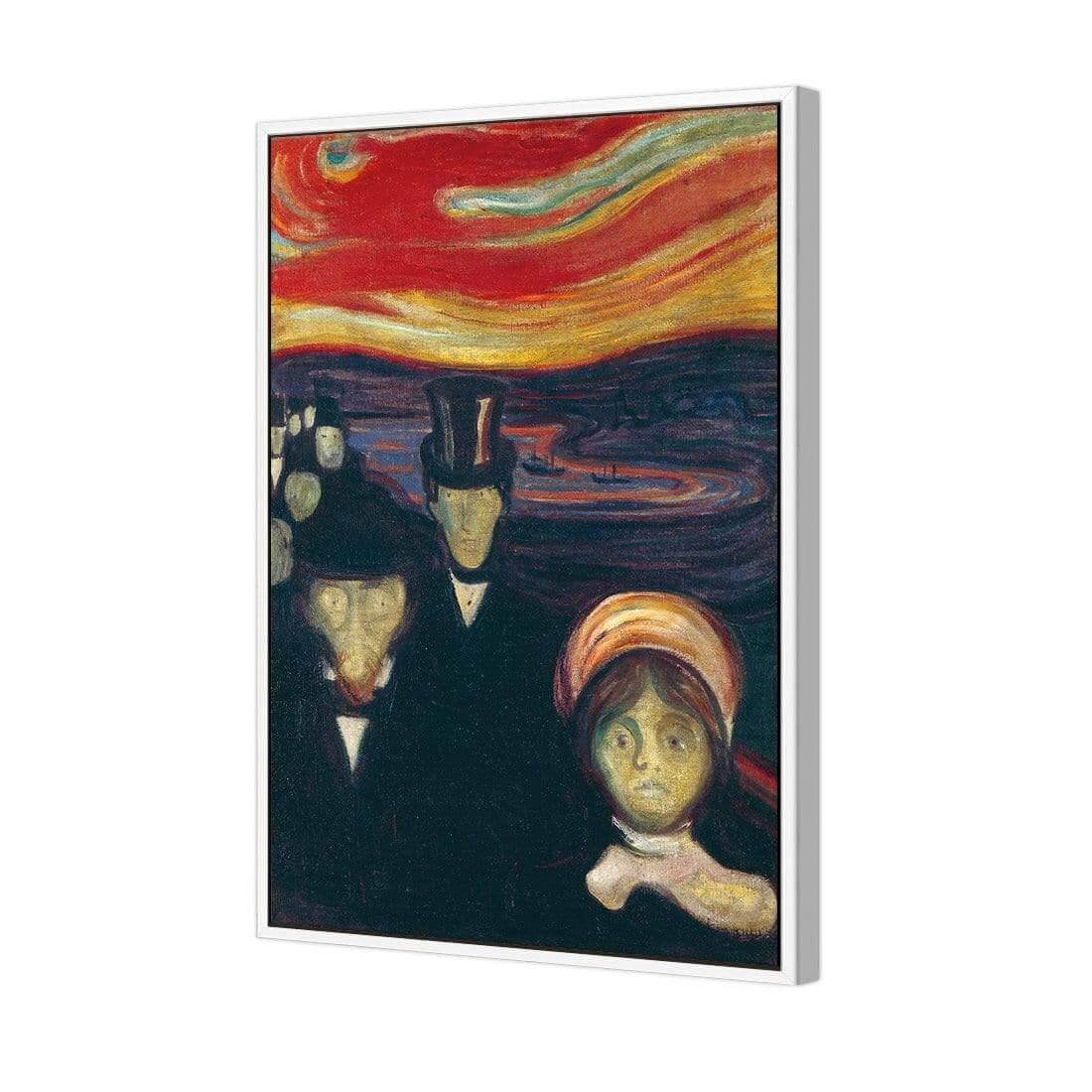 Anxiety by Edvard Munch - Wall Art Designs - 3856_AR_V WAD_CP - MPY - 260 - M - S - S_45x30_S - 1550 - WHT