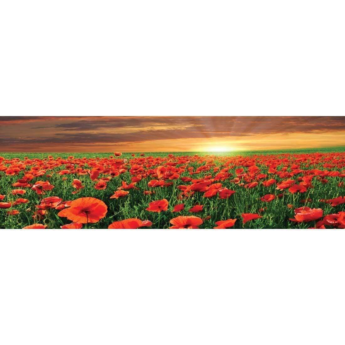 Anzac Poppy Field (long) - Wall Art Designs - 754_AL_H WAD_CP - MPY - 260 - M - S - S_60x20_NONE