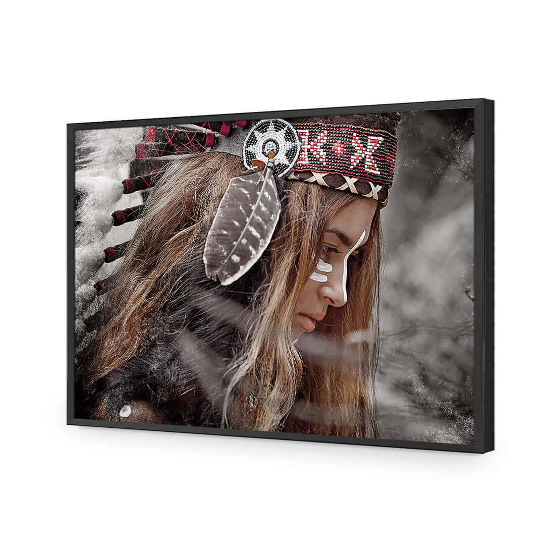 Apache Girl 2 - Wall Art Designs - 4315_AR_H WAD_AP - 030 - EDG_45x30_S - 2538 - BLK