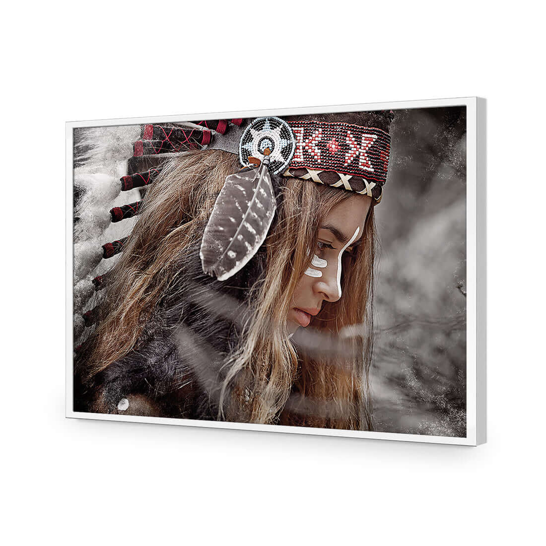 Apache Girl 2 - Wall Art Designs - 4315_AR_H WAD_AP - 030 - EDG_45x30_S - 2538 - WHT