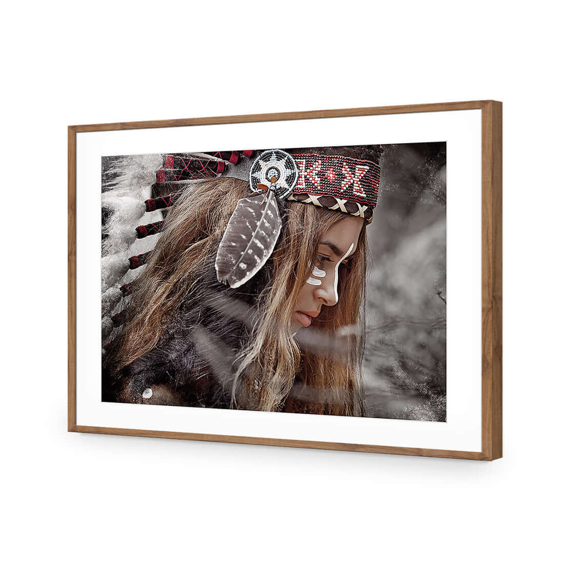 Apache Girl 2 - Wall Art Designs - 4315_AR_H WAD_AP - 030 - MAT_45x30_S - 2538 - NAT