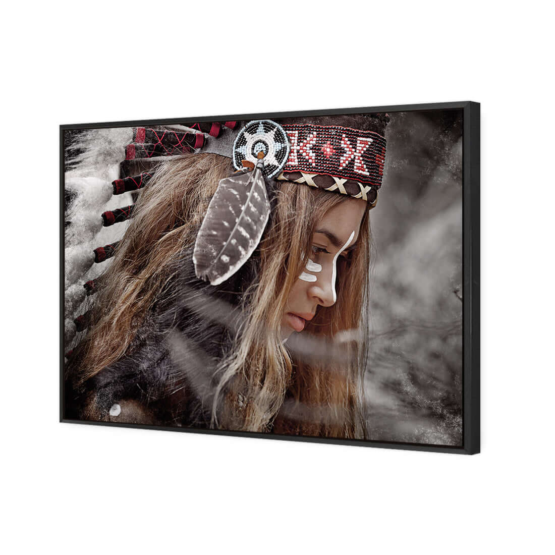 Apache Girl 2 - Wall Art Designs - 4315_AR_H WAD_CP - MPY - 260 - M - S - S_45x30_S - 1550 - BLK