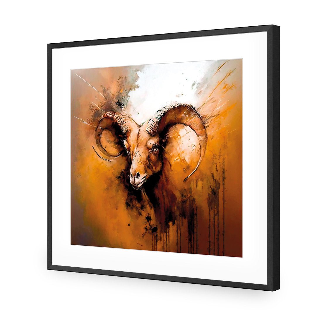 Aries Ascendant - Wall Art Designs - WB_100729_AS_Q CAF_AP - 030 - MAT_37x37_S - 2538 - BLK