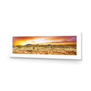 Australian Outback Sunset | Classic Acrylic | No Frame With Border