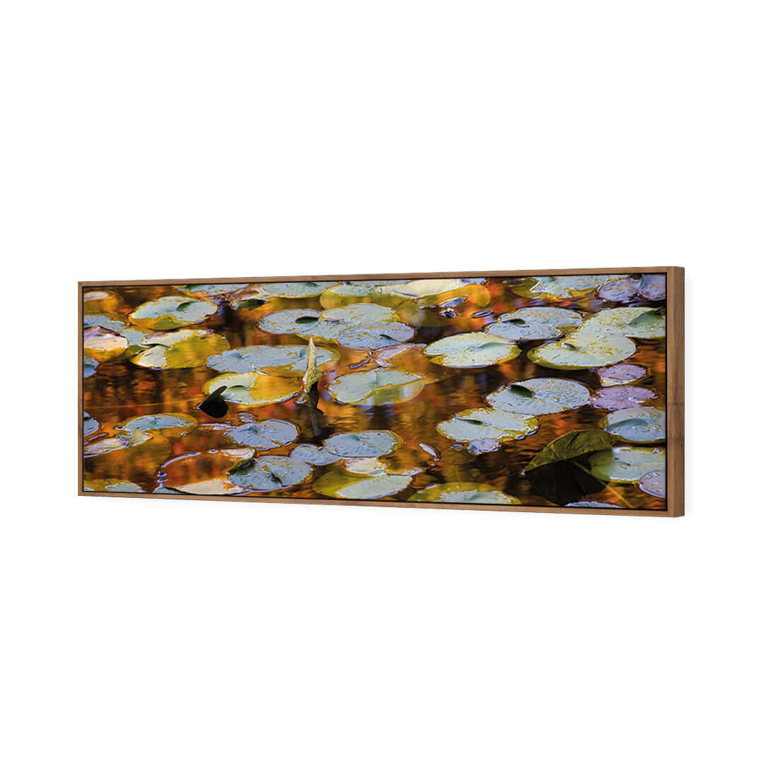 Autumn Lilypads (Long) - Wall Art Designs - 3041_AL_H WAD_CP - MPY - 260 - M - S - S_60x20_S - 1550 - NAT