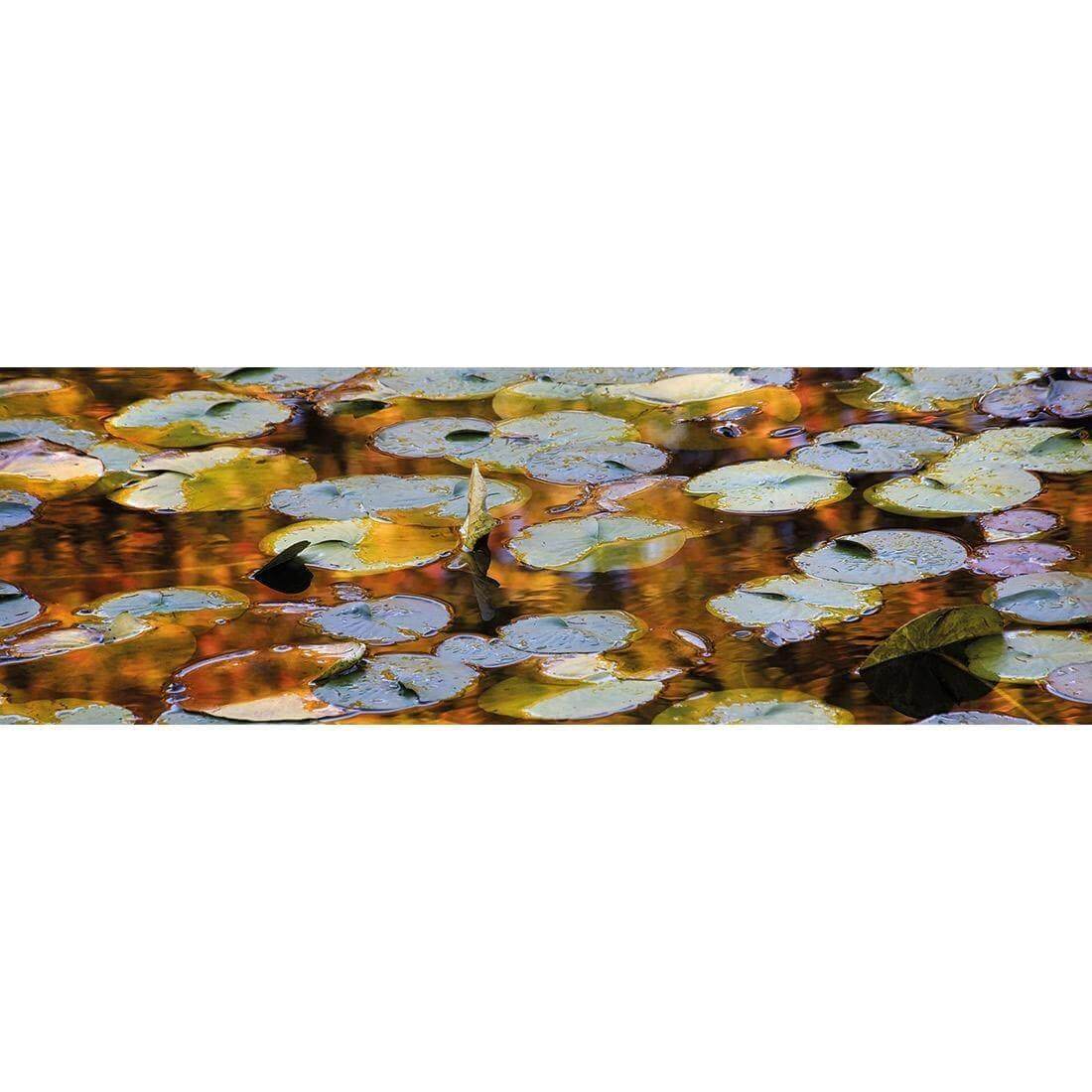 Autumn Lilypads (Long) - Wall Art Designs - 3041_AL_H WAD_CP - MPY - 260 - M - S - S_60x20_NONE