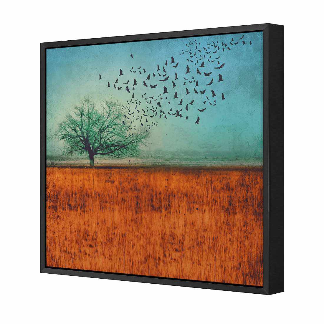 Autumn Migration | Standard Canvas | Floating Frame | Black