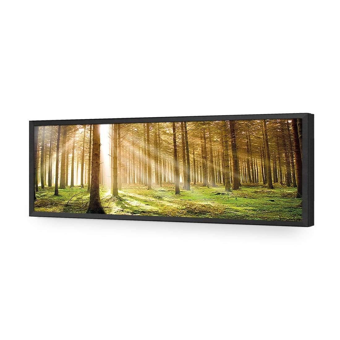 Autumn Pine Forest (Long) - Wall Art Designs - 896_AL_H WAD_AP - 030 - EDG_90x30_S - 2538 - BLK