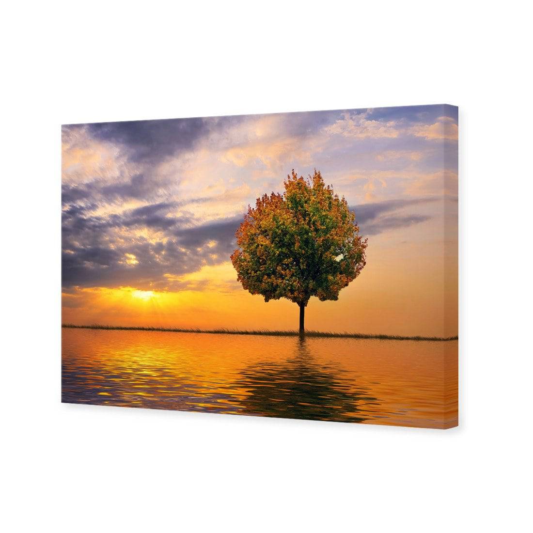 Autumn Reflection Canvas Art - Wall Art Designs - 1846_AR_H WAD_CP - MPY - 260 - M - S - S_45x30_NONE