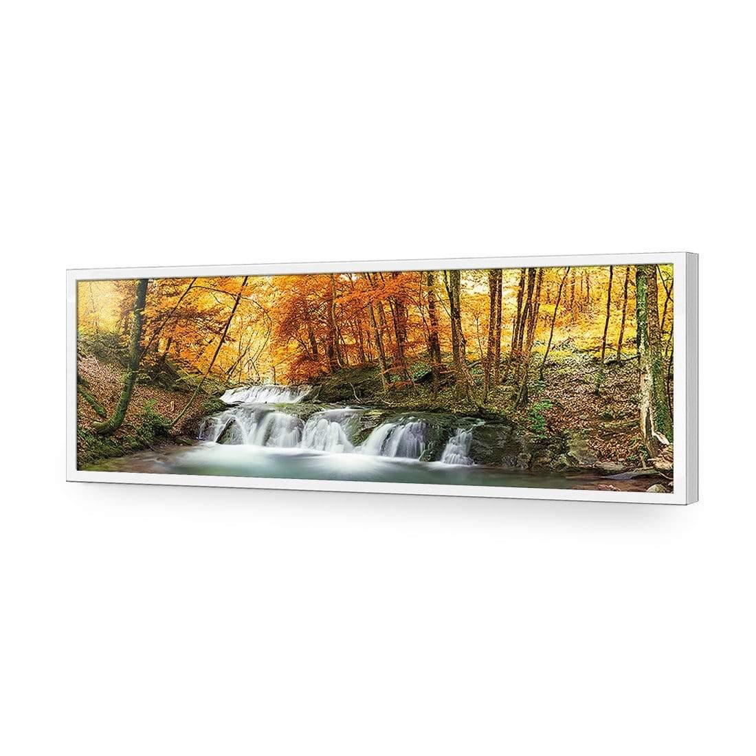 Autumn Waterfalls (long) - Wall Art Designs - 2002_AL_H CAF_AP - 030 - EDG_90x30_S - 2538 - WHT