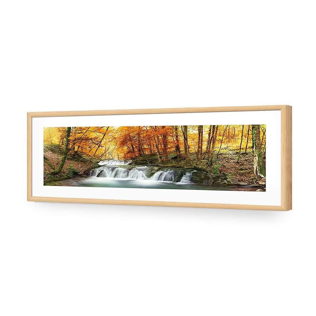 Autumn Waterfalls (long) - Wall Art Designs - 2002_AL_H CAF_AP - 030 - MAT_90x30_S - 2538 - OAK