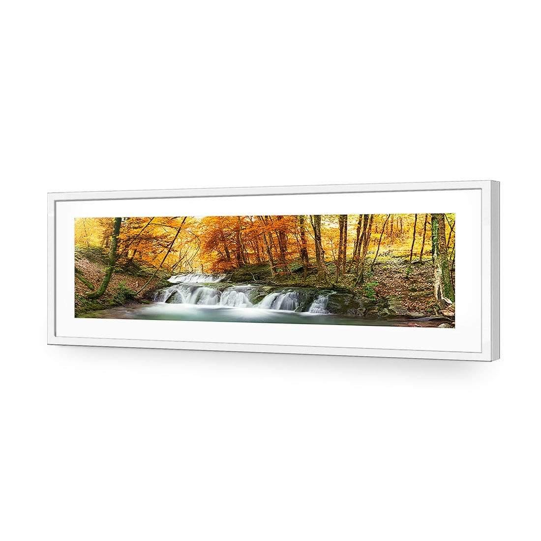 Autumn Waterfalls (long) - Wall Art Designs - 2002_AL_H CAF_AP - 030 - MAT_90x30_S - 2538 - WHT