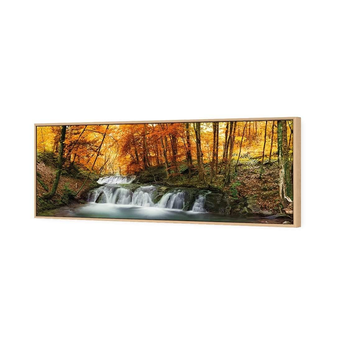 Autumn Waterfalls (long) - Wall Art Designs - 2002_AL_H CAF_CP - MPY - 260 - M - S - S_60x20_S - 1550 - OAK