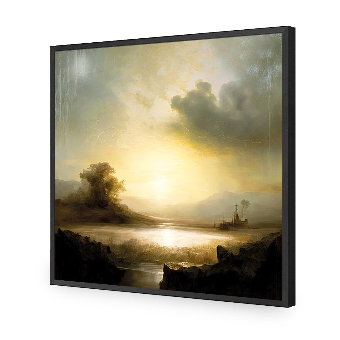 Avalon - Wall Art Designs - WB_100874_AS_Q CAF_AP - 030 - EDG_37x37_S - 2538 - BLK