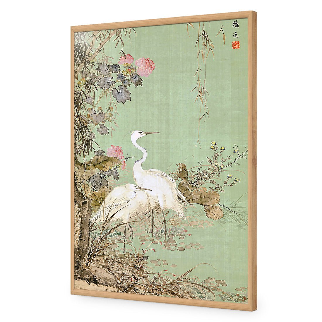 Avian Chinoiserie 2 - Wall Art Designs - 4013_AR_V CAF_AP - 030 - EDG_45x30_S - 2538 - OAK