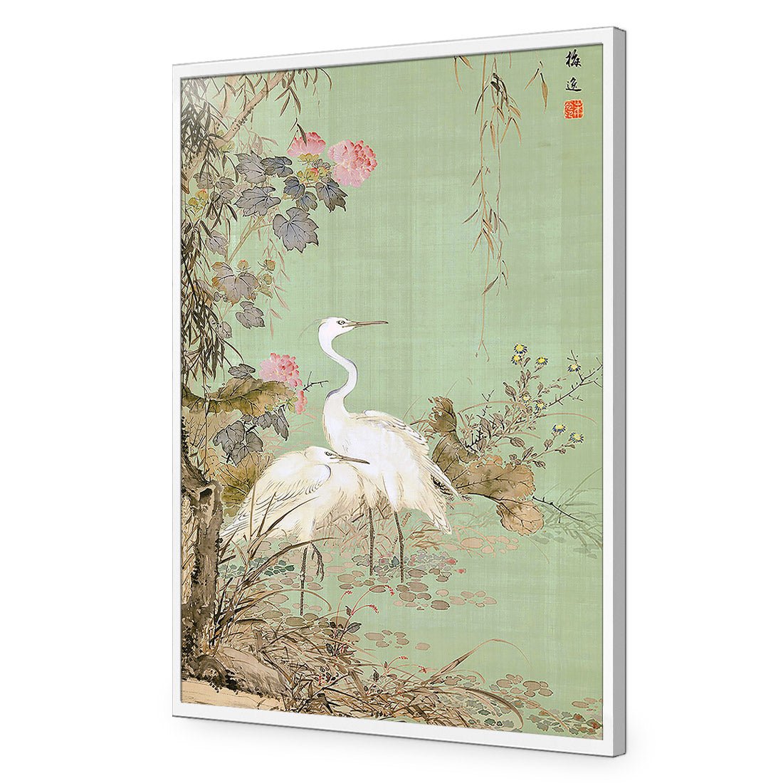 Avian Chinoiserie 2 - Wall Art Designs - 4013_AR_V CAF_AP - 030 - EDG_45x30_S - 2538 - WHT