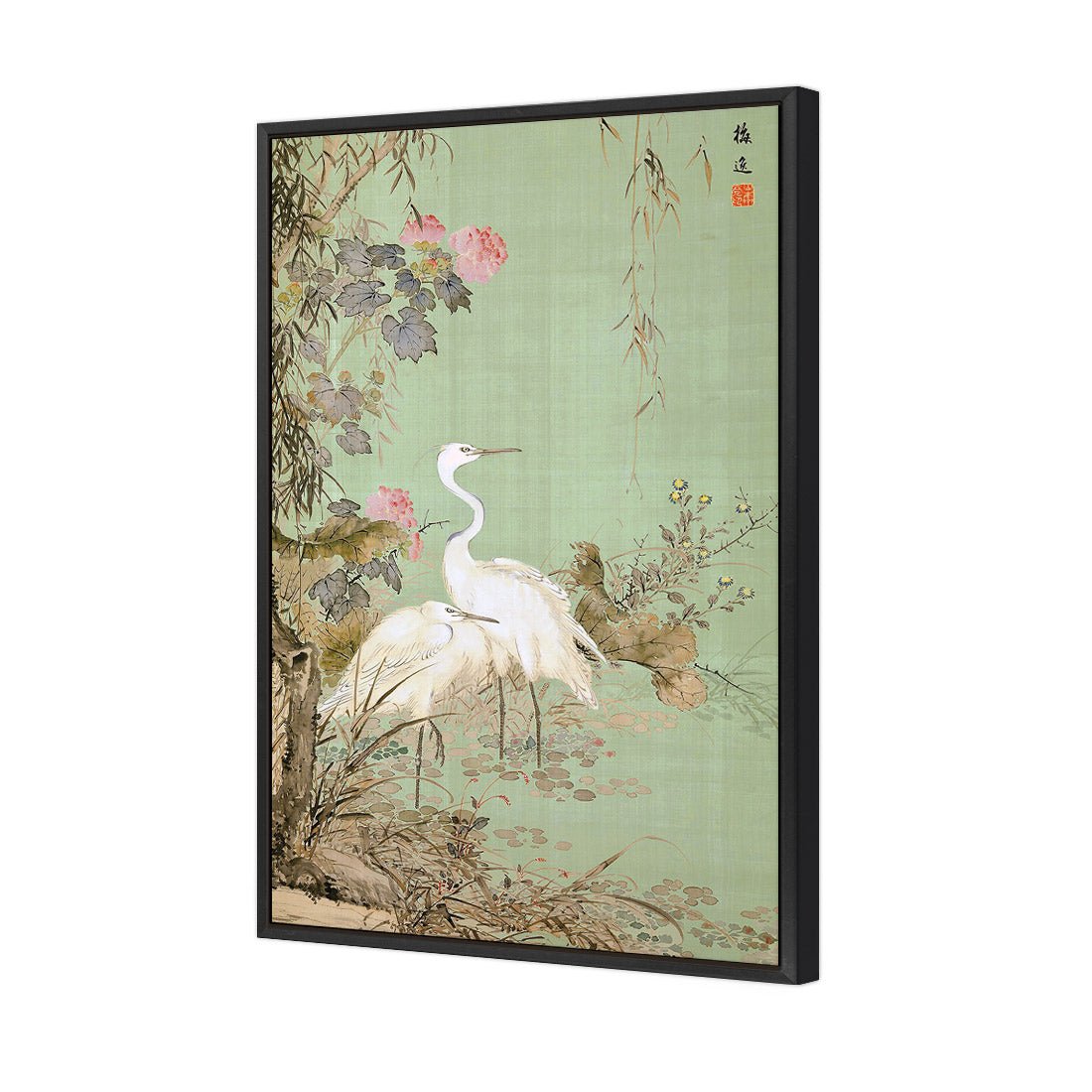 Avian Chinoiserie 2 - Wall Art Designs - 4013_AR_V CAF_CP - MPY - 260 - M - S - S_45x30_S - 1550 - BLK