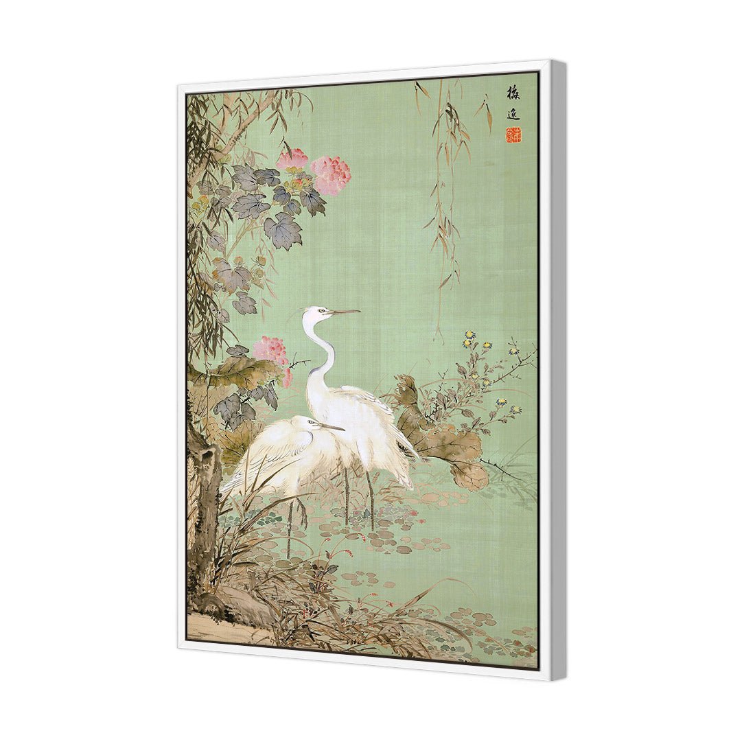 Avian Chinoiserie 2 - Wall Art Designs - 4013_AR_V CAF_CP - MPY - 260 - M - S - S_45x30_S - 1550 - WHT