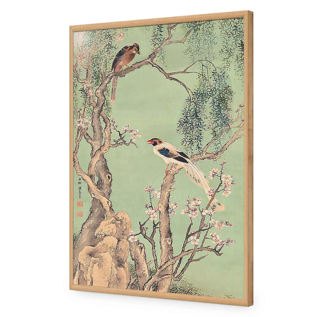 Avian Chinoiserie 3 - Wall Art Designs - 4014_AR_V WAD_AP - 030 - EDG_45x30_S - 2538 - OAK