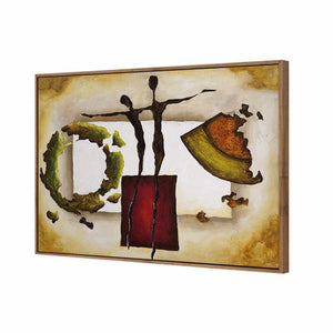 Balancing Puzzle | Standard Canvas | Floating Frame | Natural