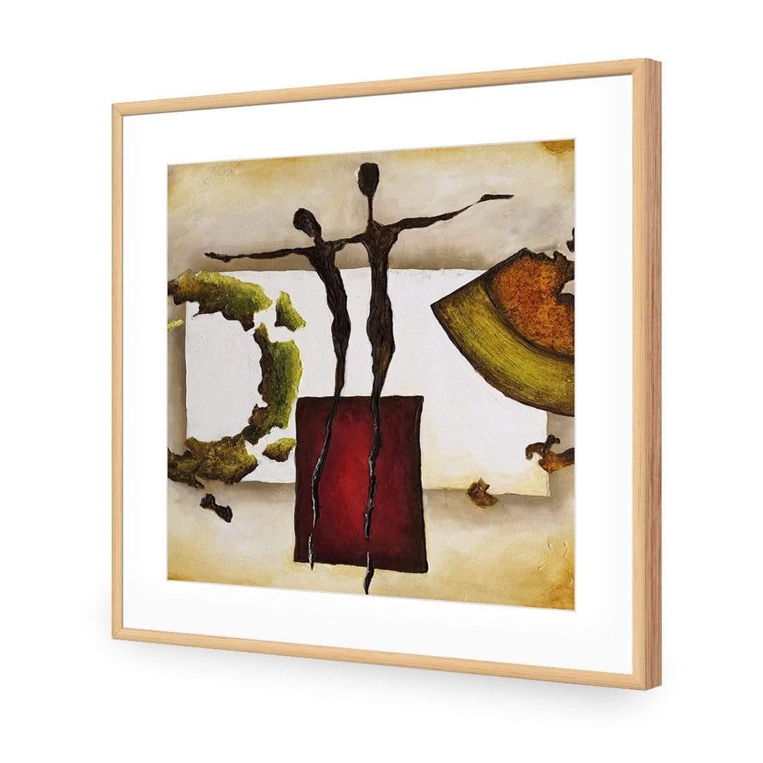 Balancing Puzzle (Square) - Wall Art Designs - 2562_AS_Q WAD_AP - 030 - MAT_37x37_S - 2538 - OAK