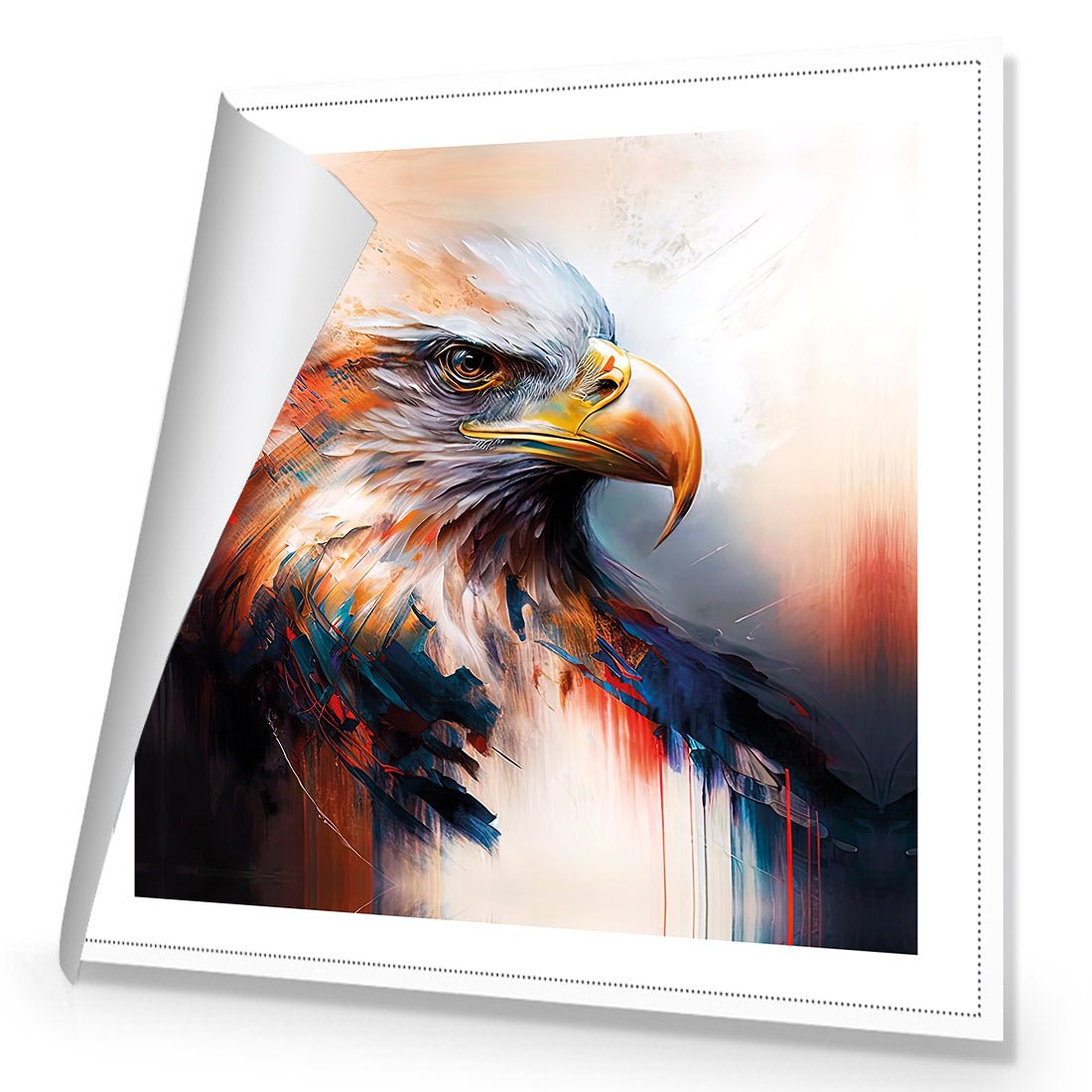 Bald Eagle | Classic Canvas | No Frame | Rolled Canvas