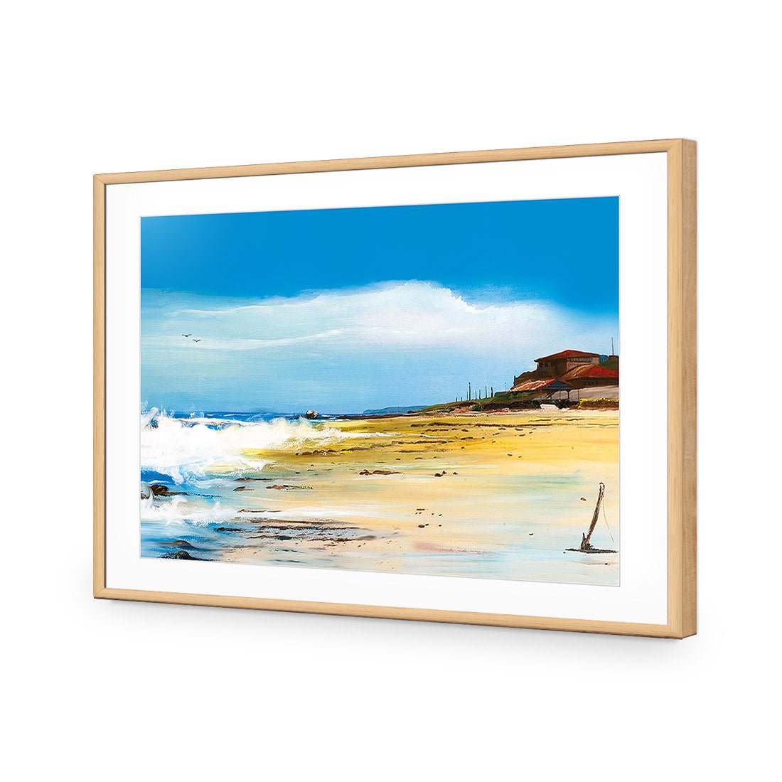 Bar Beach South - Wall Art Designs - 196_AR_H WAD_AP - 030 - MAT_45x30_S - 2538 - OAK