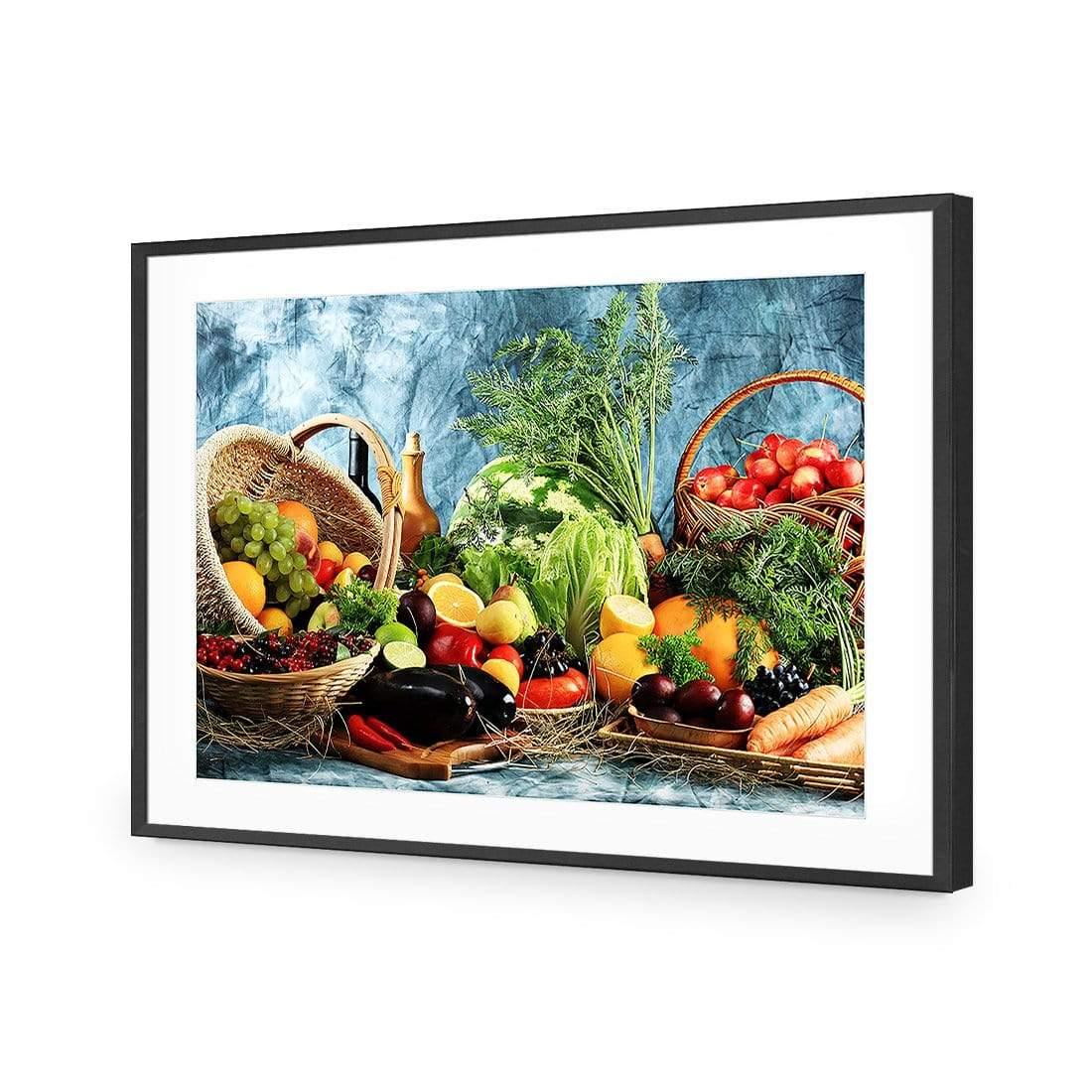 Basket of Health - Wall Art Designs - 2572_AR_H WAD_AP - 030 - MAT_45x30_S - 2538 - BLK