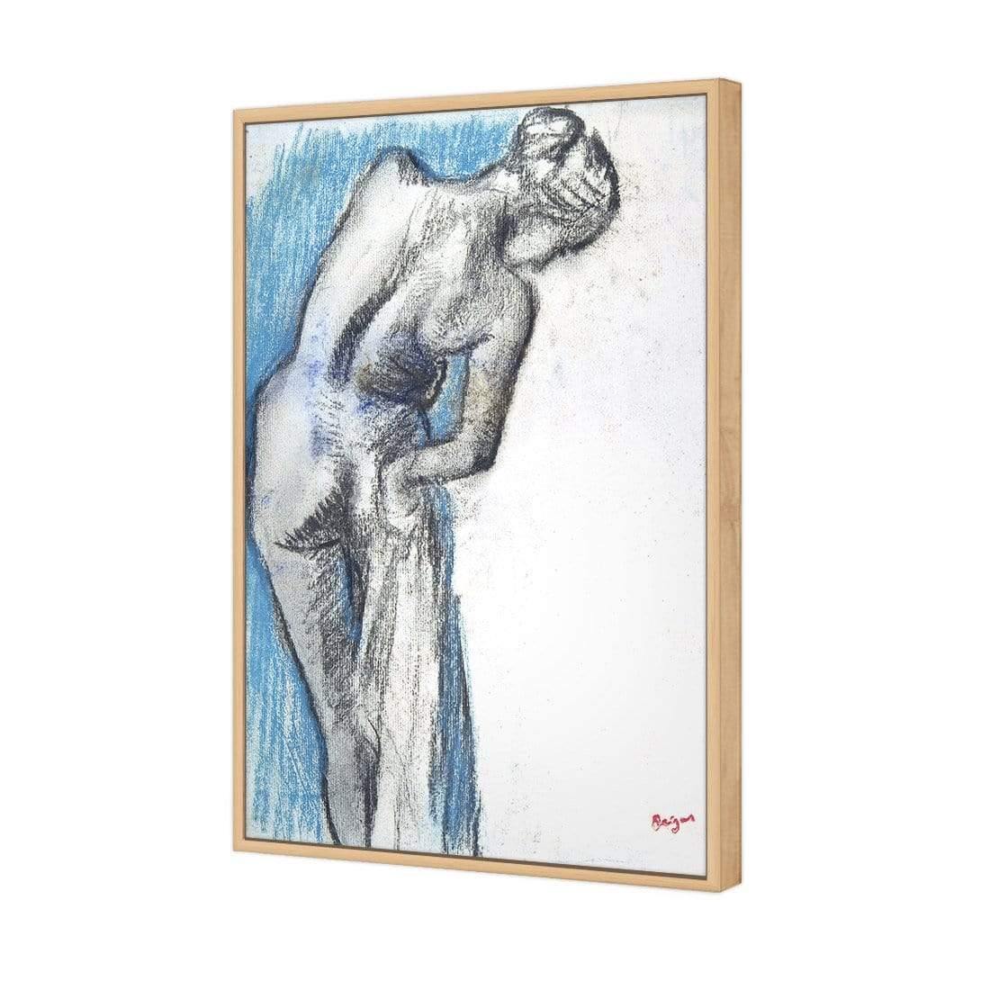 Bathing Nude Blue By Edgar Degas - Wall Art Designs - 3298_AR_V WAD_CP - MPY - 260 - M - S - S_45x30_S - 1550 - OAK