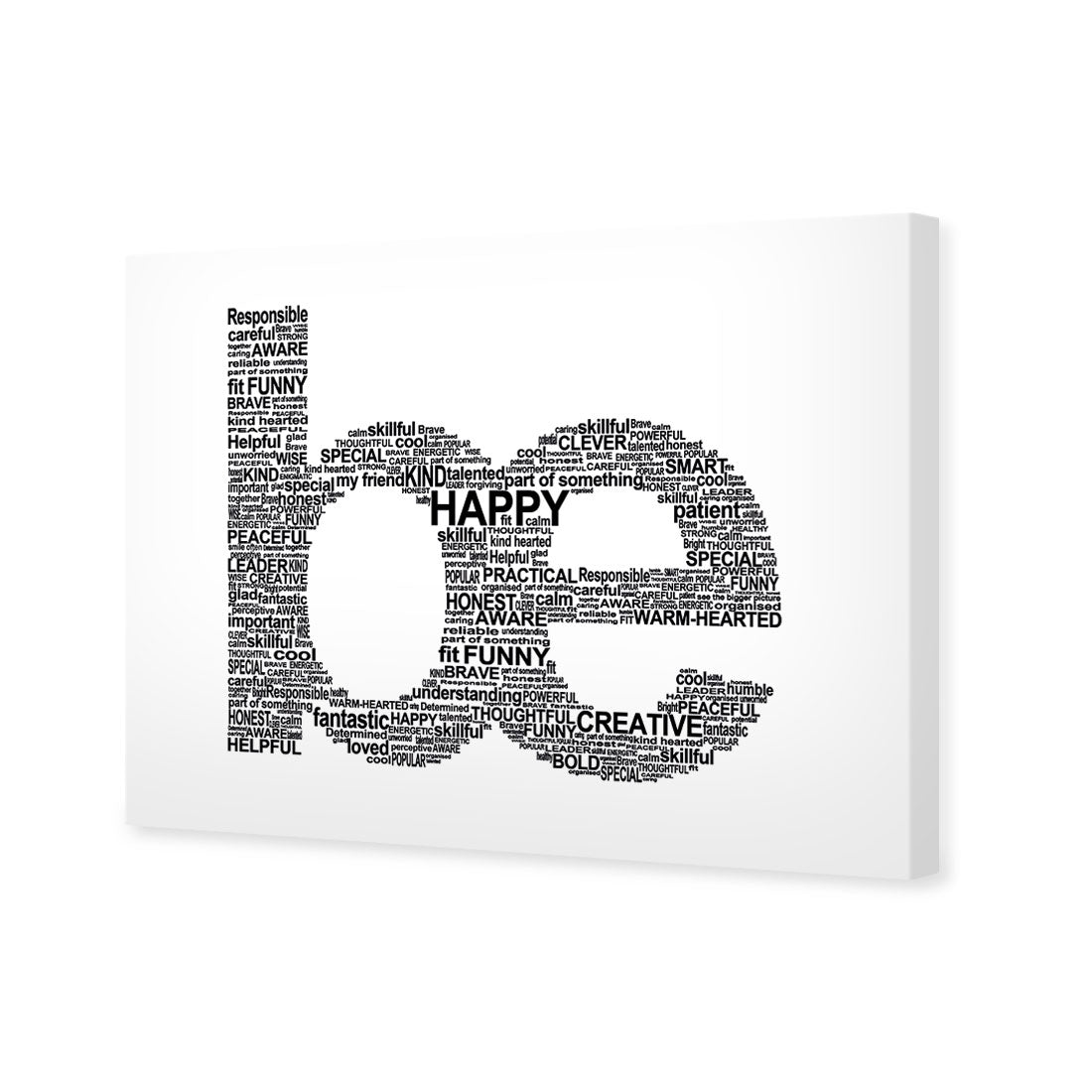 Be Everything, White - Wall Art Designs - 1904_BR_H WAD_CP - MPY - 260 - M - S - S_45x30_NONE