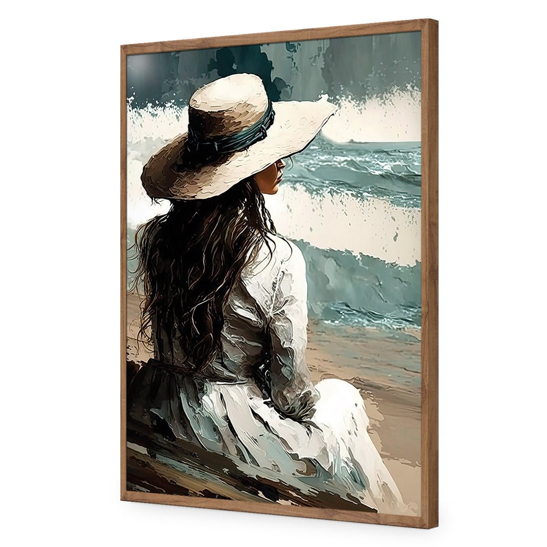 Beach Beauty | Classic Acrylic | Flat Frame No Border | Natural