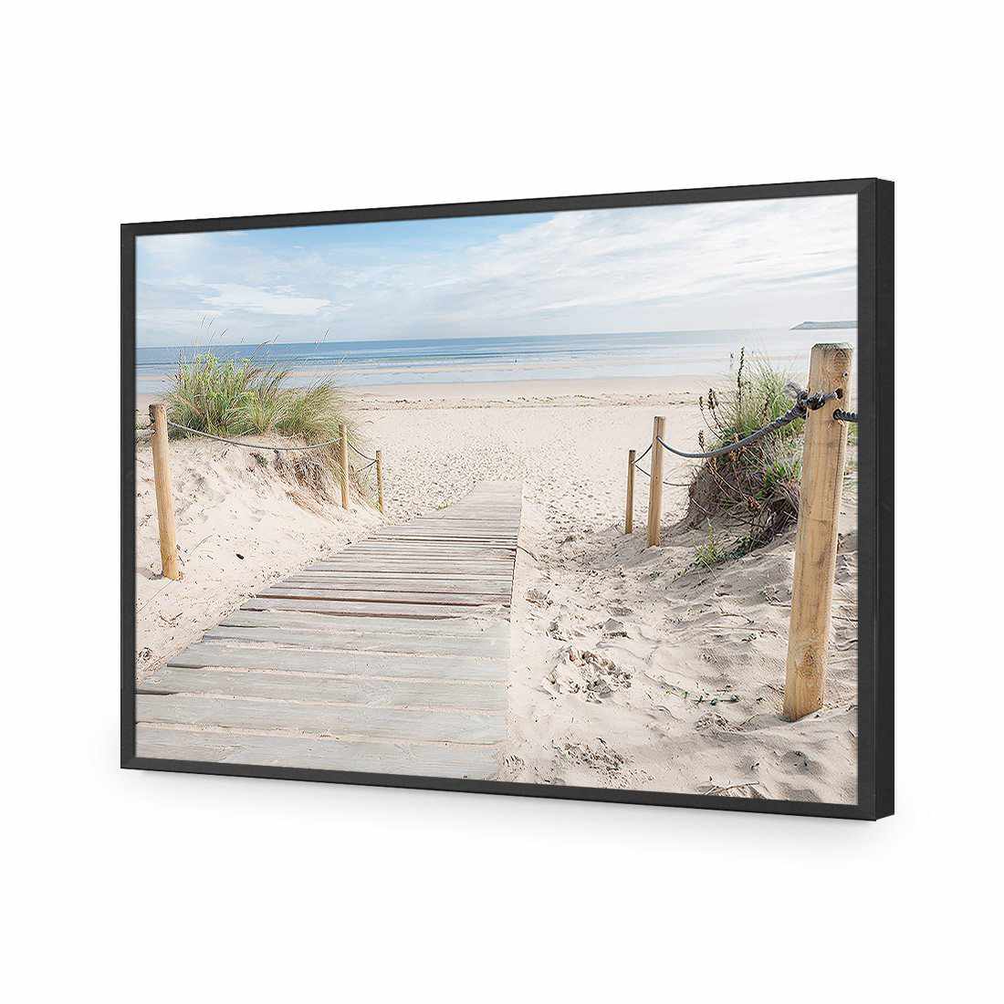 Beach Path Acrylic Glass Art - Wall Art Designs - 2218_AR_H WAD_AP - 030 - EDG_45x30_S - 2538 - BLK