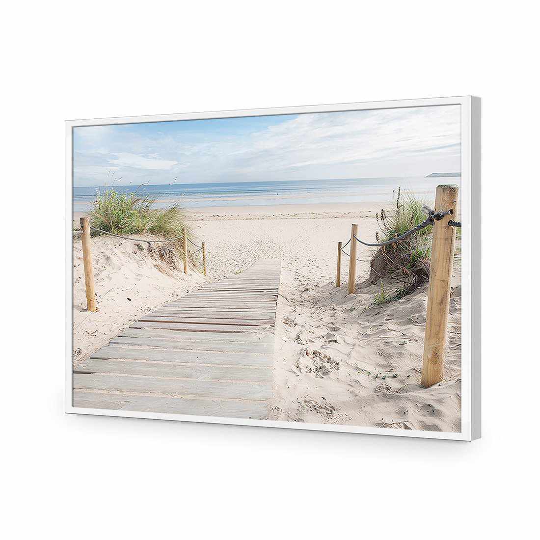 Beach Path Acrylic Glass Art - Wall Art Designs - 2218_AR_H WAD_AP - 030 - EDG_45x30_S - 2538 - WHT