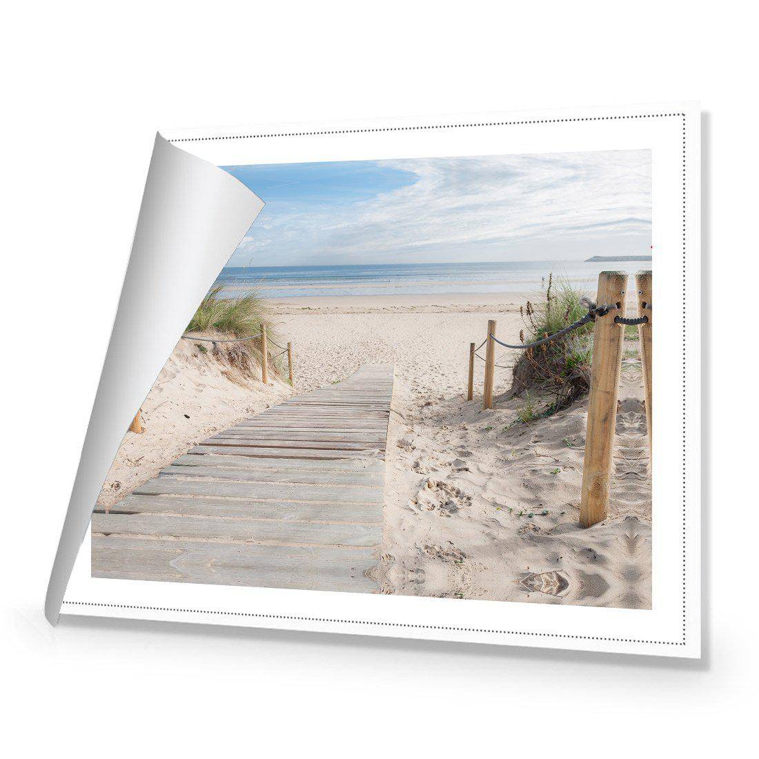 Beach Path | Standard Canvas | No Frame | Rolled Canvas