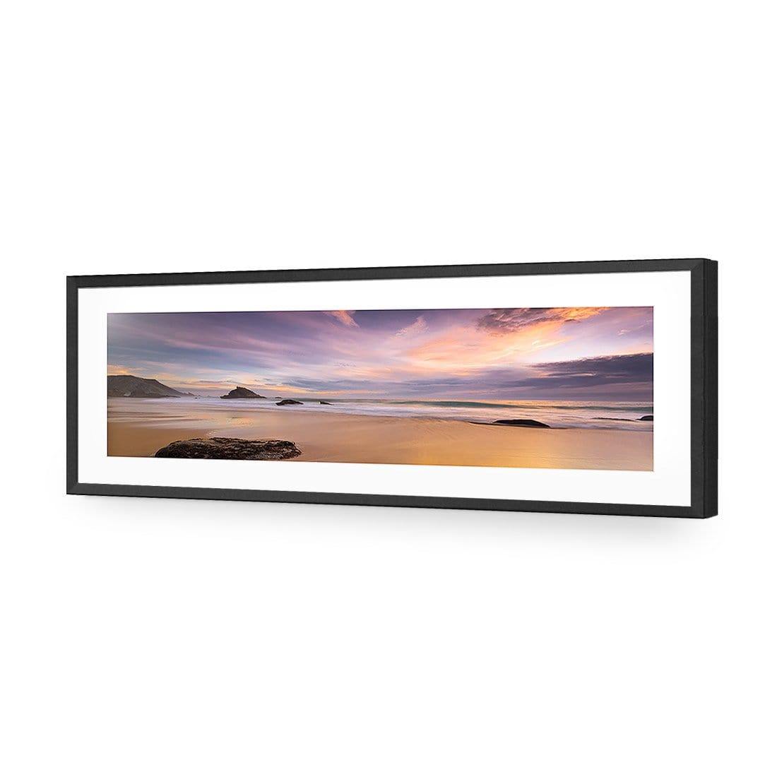Beach Sunset (long) | Classic Canvas | No Frame | Stretched Canvas