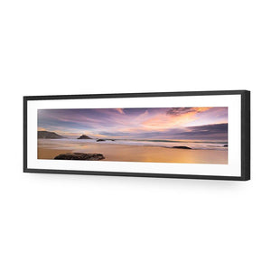 Beach Sunset (long) | Classic Canvas | No Frame | Stretched Canvas