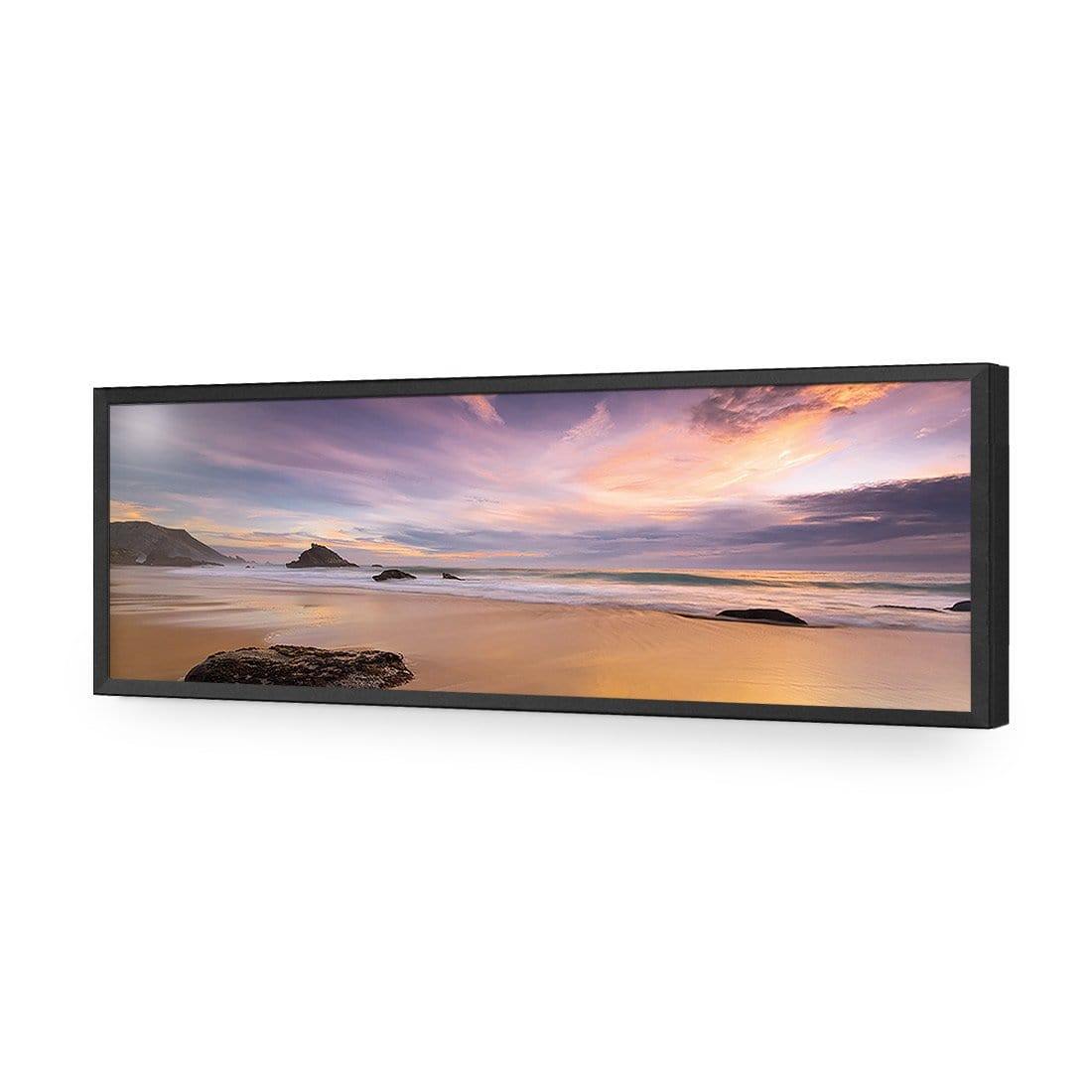 Beach Sunset (long) | Classic Canvas | No Frame | Stretched Canvas